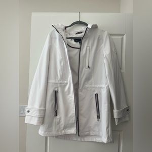 Tommy Hilfiger White Rain Coat